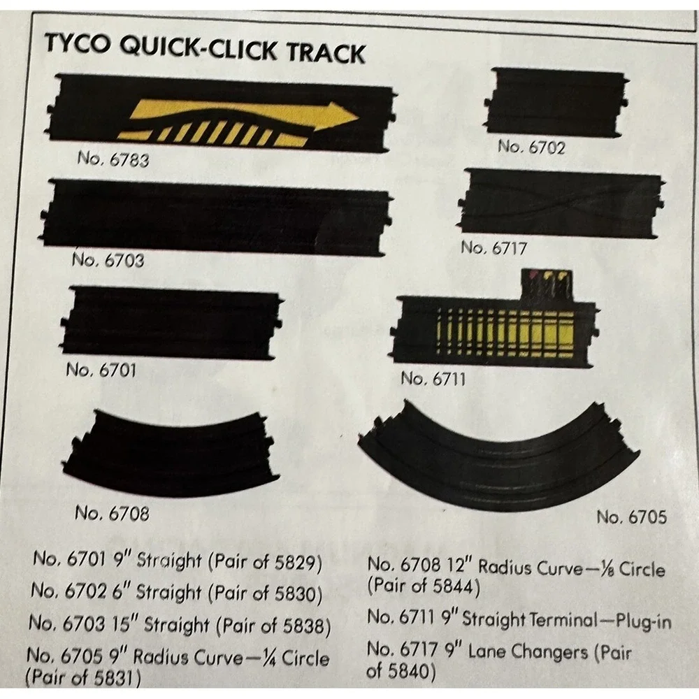 Vintage Tyco‎ 6205 Magnum 440 Richard Petty Racing Track, No Cars + Accessories